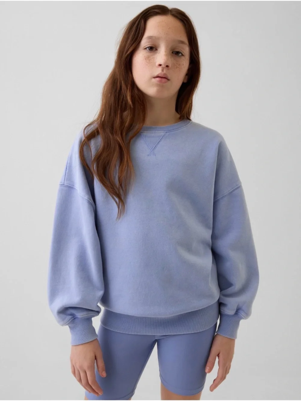 GAP Light Periwinkle Crewneck Sweatshirt